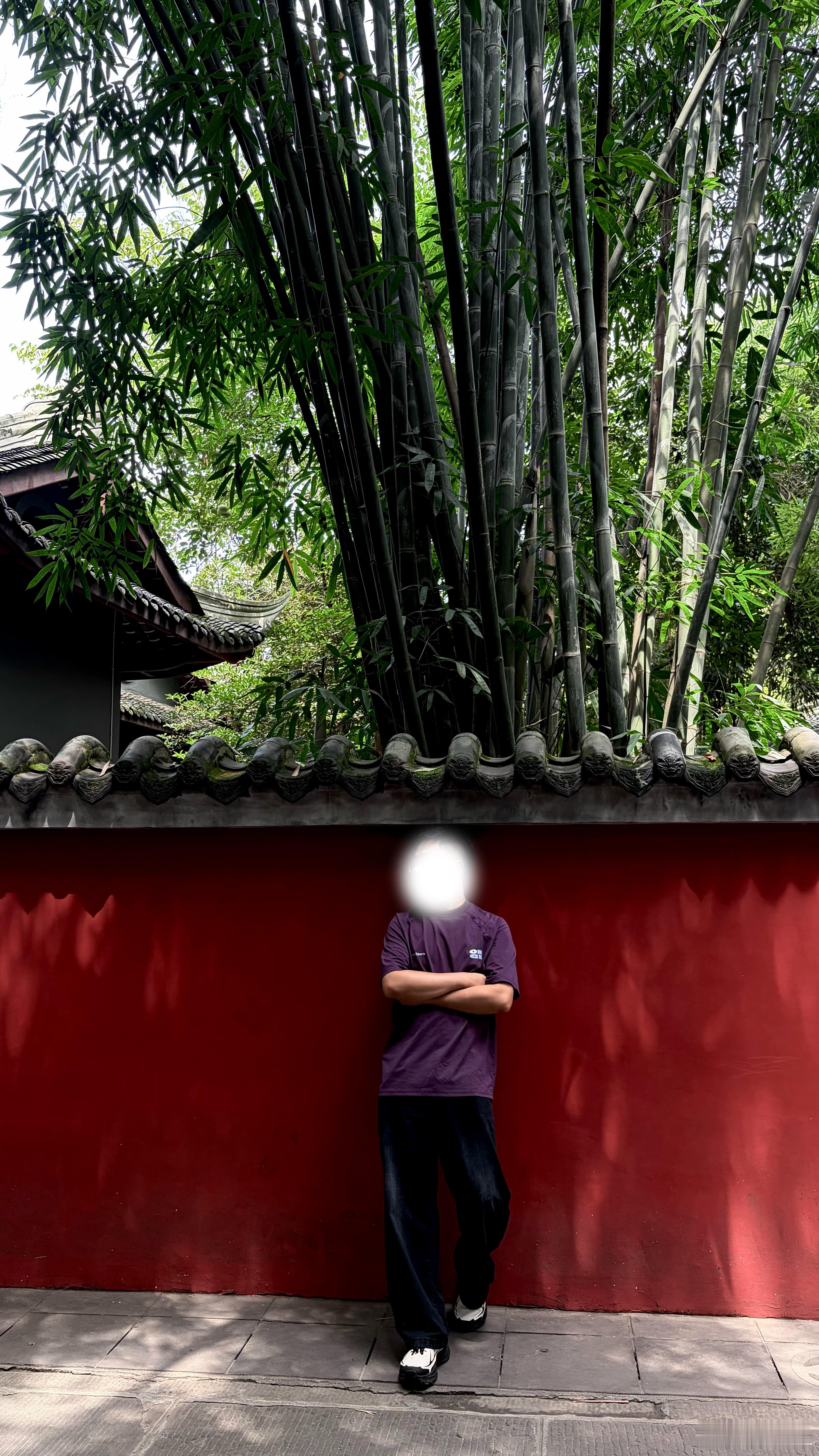装帅好难 还好我是真的装 成都·杜甫草堂