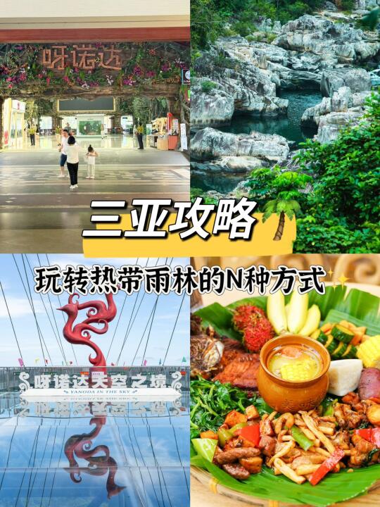 三亚攻略🌴带娃玩转热带雨林的N种方式✨