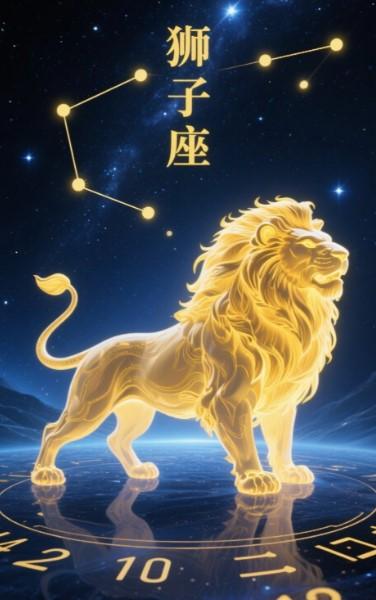狮子座（7.23-8.22）作为火象星座代表，热情耀眼、自带王者气场，婚姻中既渴