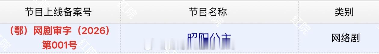 李宏毅 孔雪儿《昭阳公主》即将B站开播