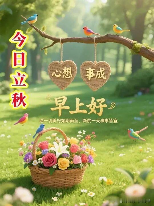 美好的一天，从早晨开始！
