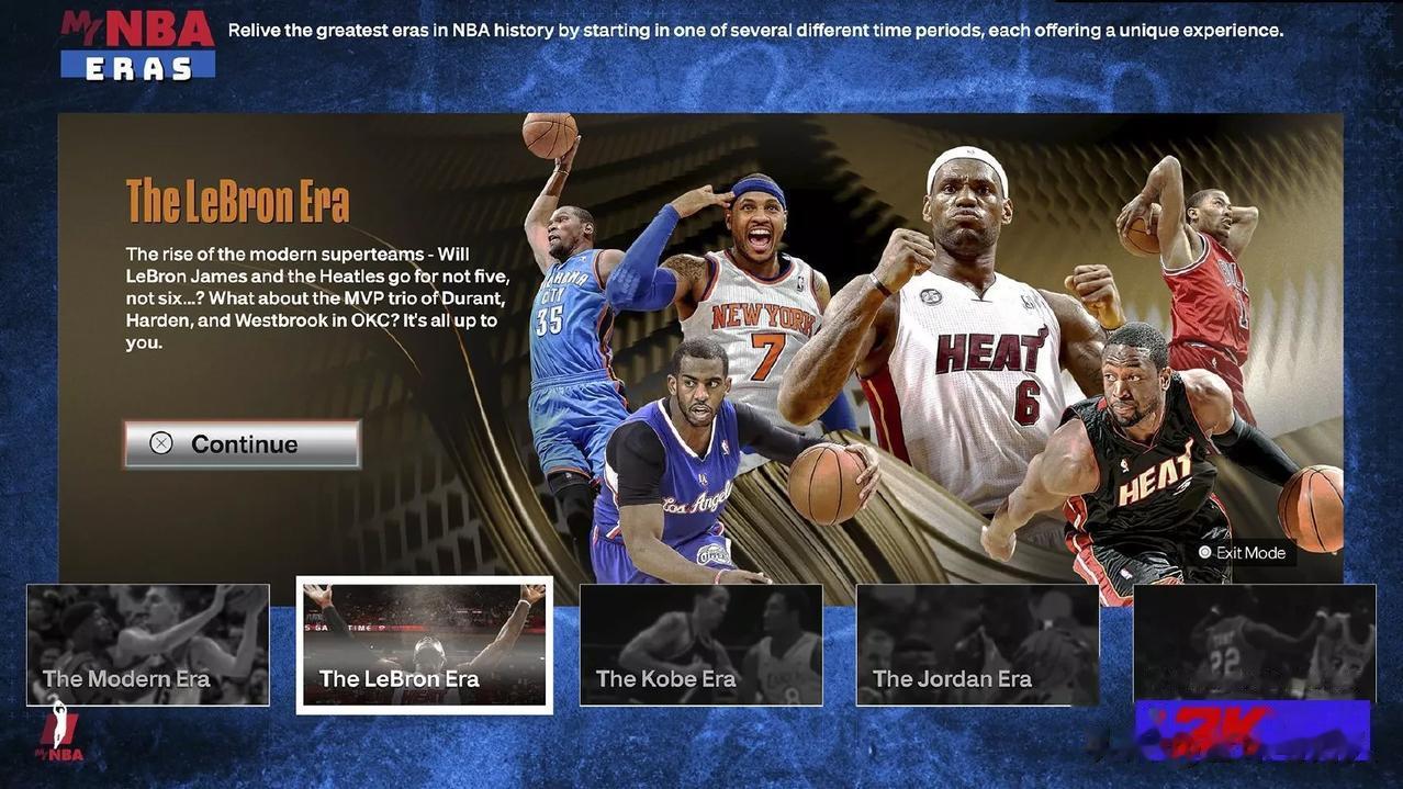 认可吗？NBA 2K24将呈现五个时代！
现时代:2020年至今。约基奇、字母哥