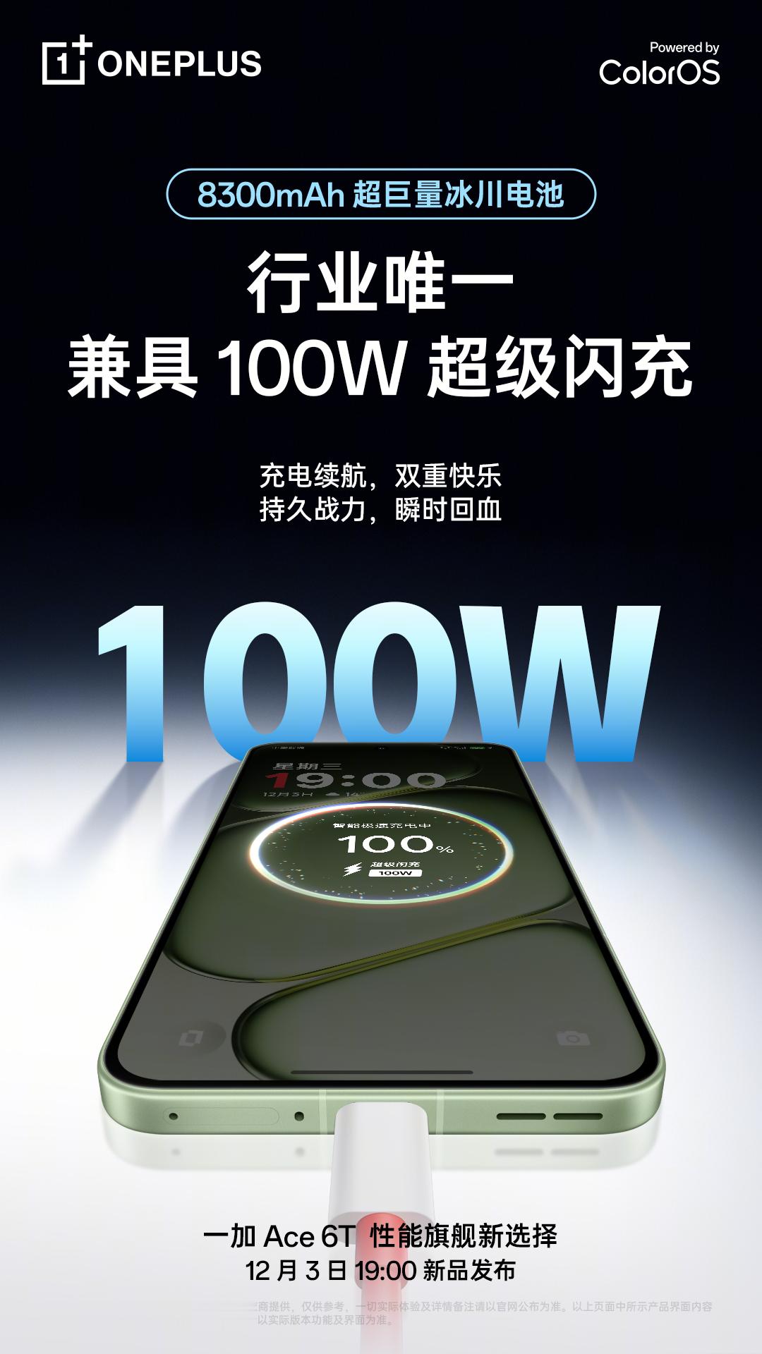 充电宝是个什么东西？我一加Ace 6T8300mAh100W闪充你没电它都有电！