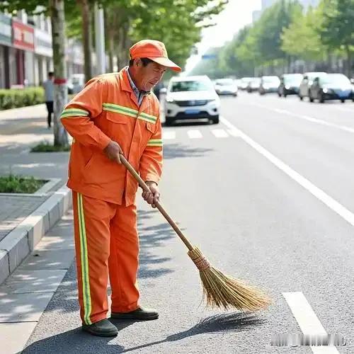 最近太卷了，清洁工都裁人了……

昨天晚上碰见天天忙忙碌碌扫地的清洁工在外面溜达