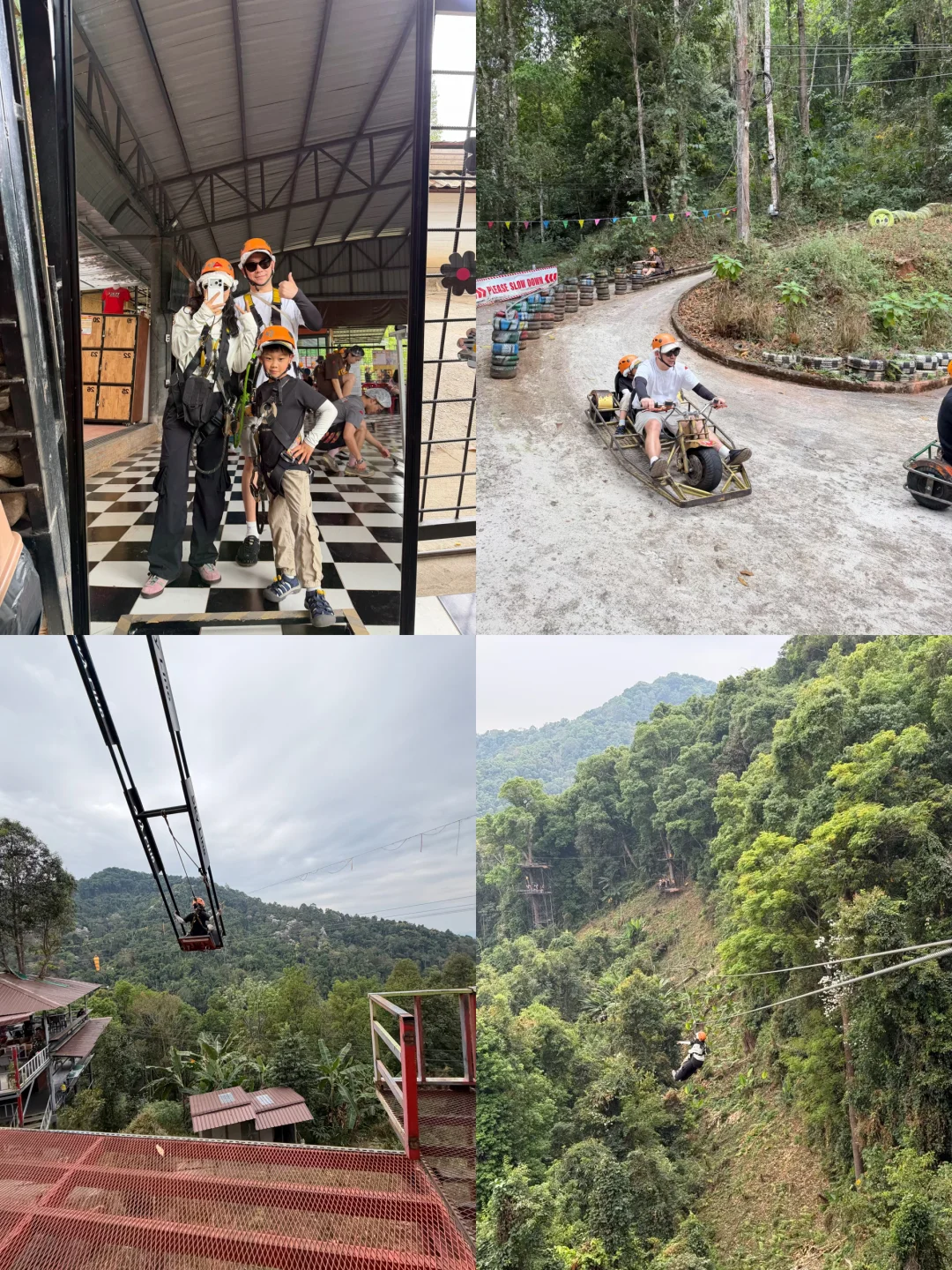 清迈丛林飞跃Skyline🌳带小孩全记录