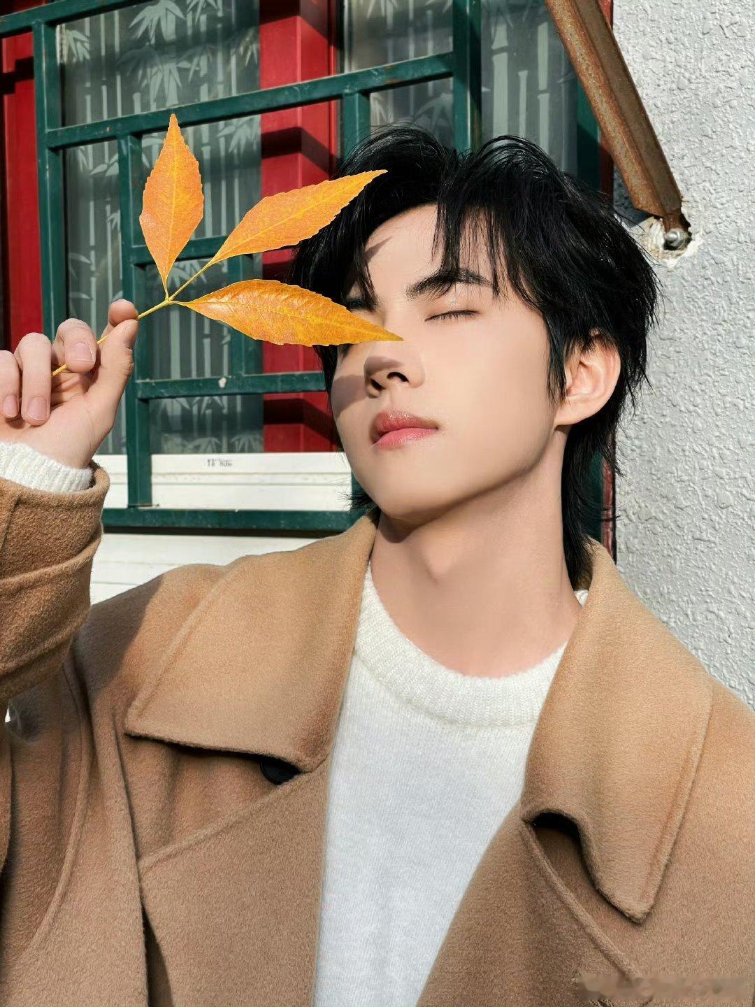 刘轩丞营业，穿风衣真的很好看！ 是谁的冬日男友