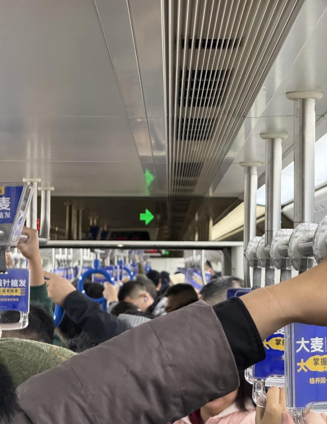 9号线为什么这么多人
拥挤的地铁高峰 高铁 下班挤地铁 地铁挤一挤 上下班高峰地