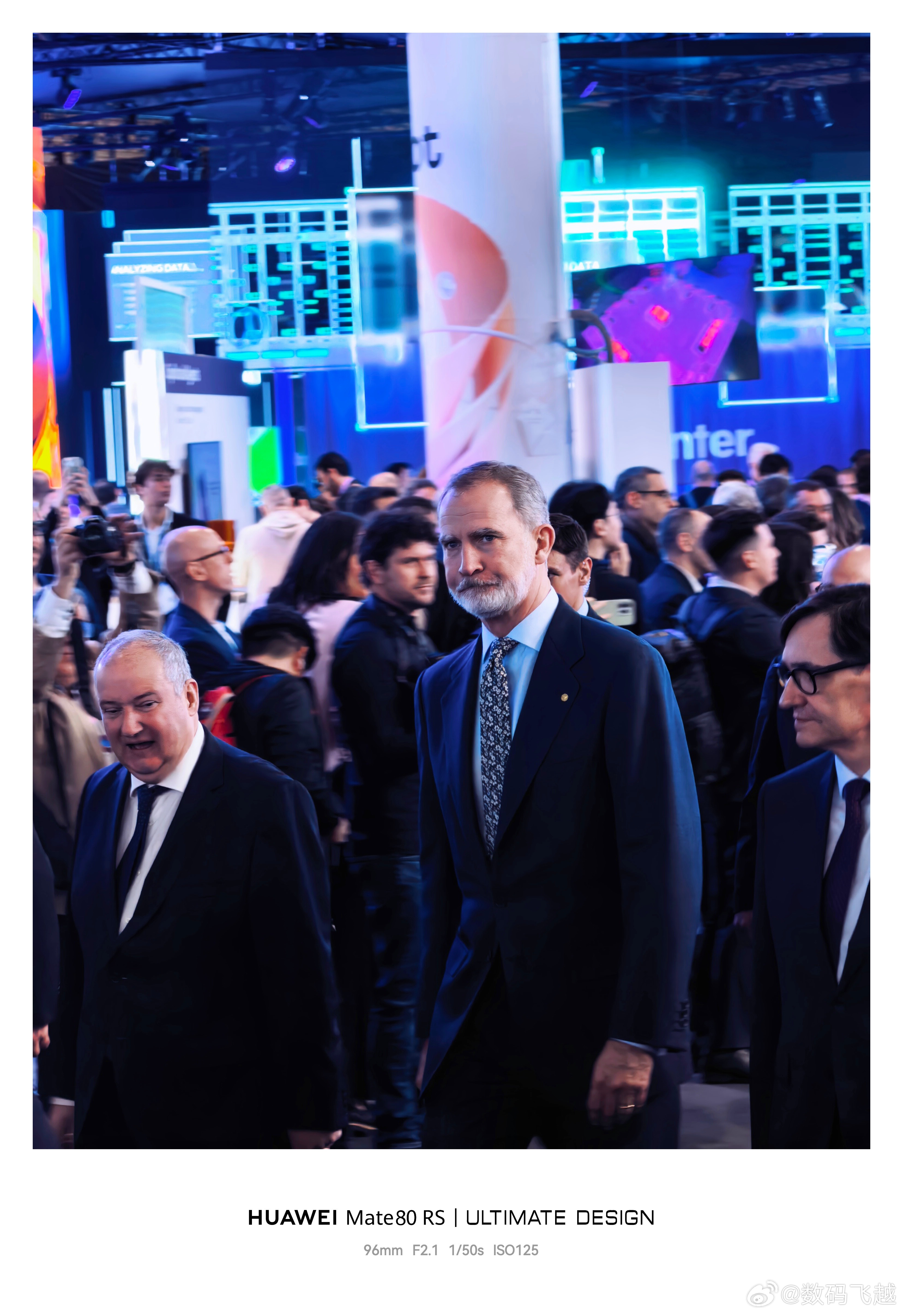 就在mwc2026现场，我拍到了西班牙国王，好家伙，这眼神绝了！ 