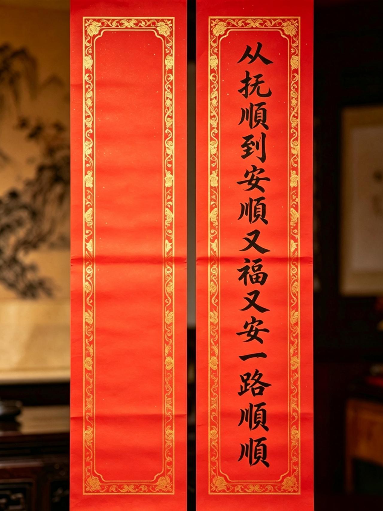 上联：从抚顺到安顺又福又安一路顺顺顺
下联：