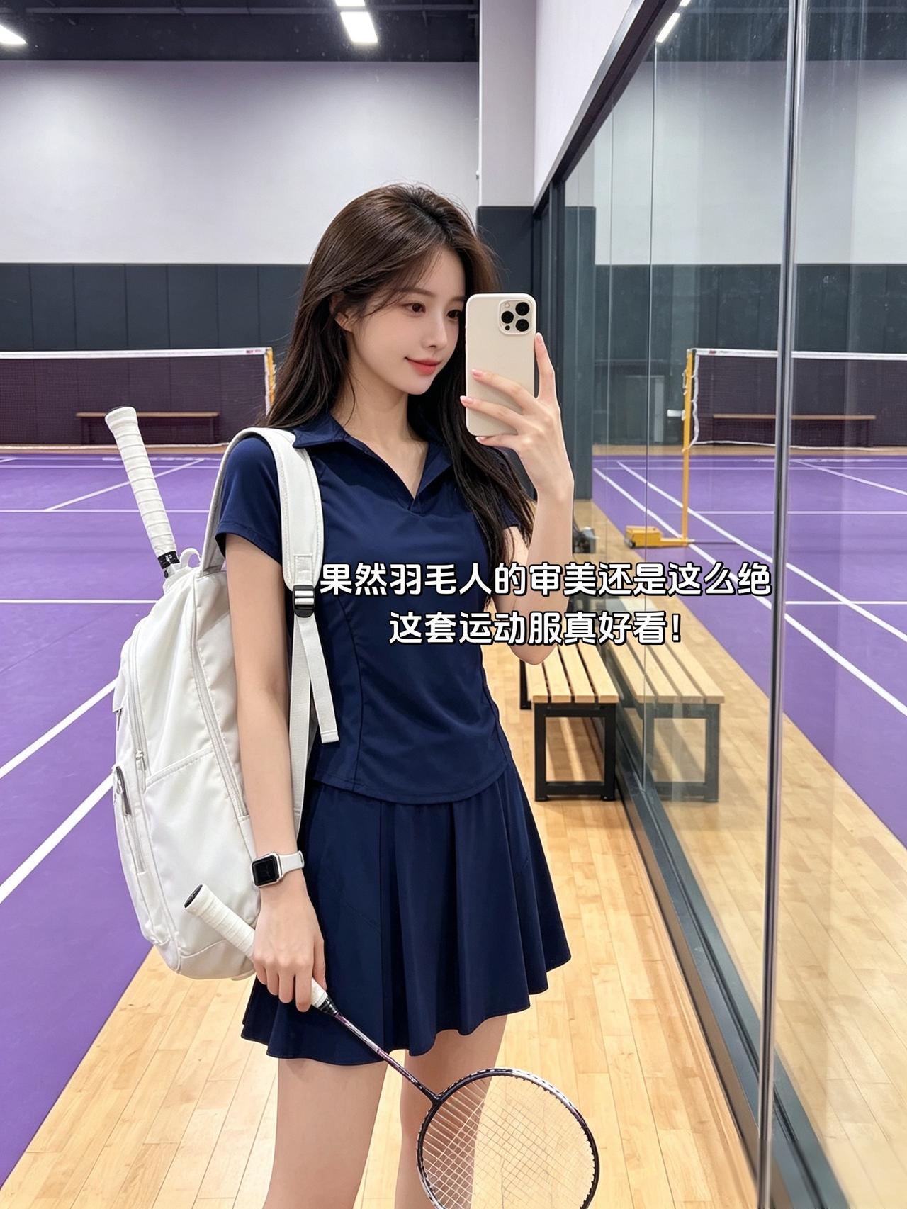 果然羽毛人的审美还是这么绝
这套运动服真好看！