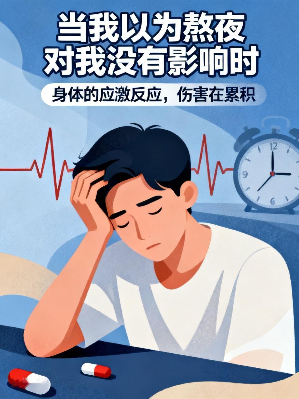 当我以为熬夜对我没有影响时

当我以为熬夜对我没有影响时 冲上热搜，很多人都有过