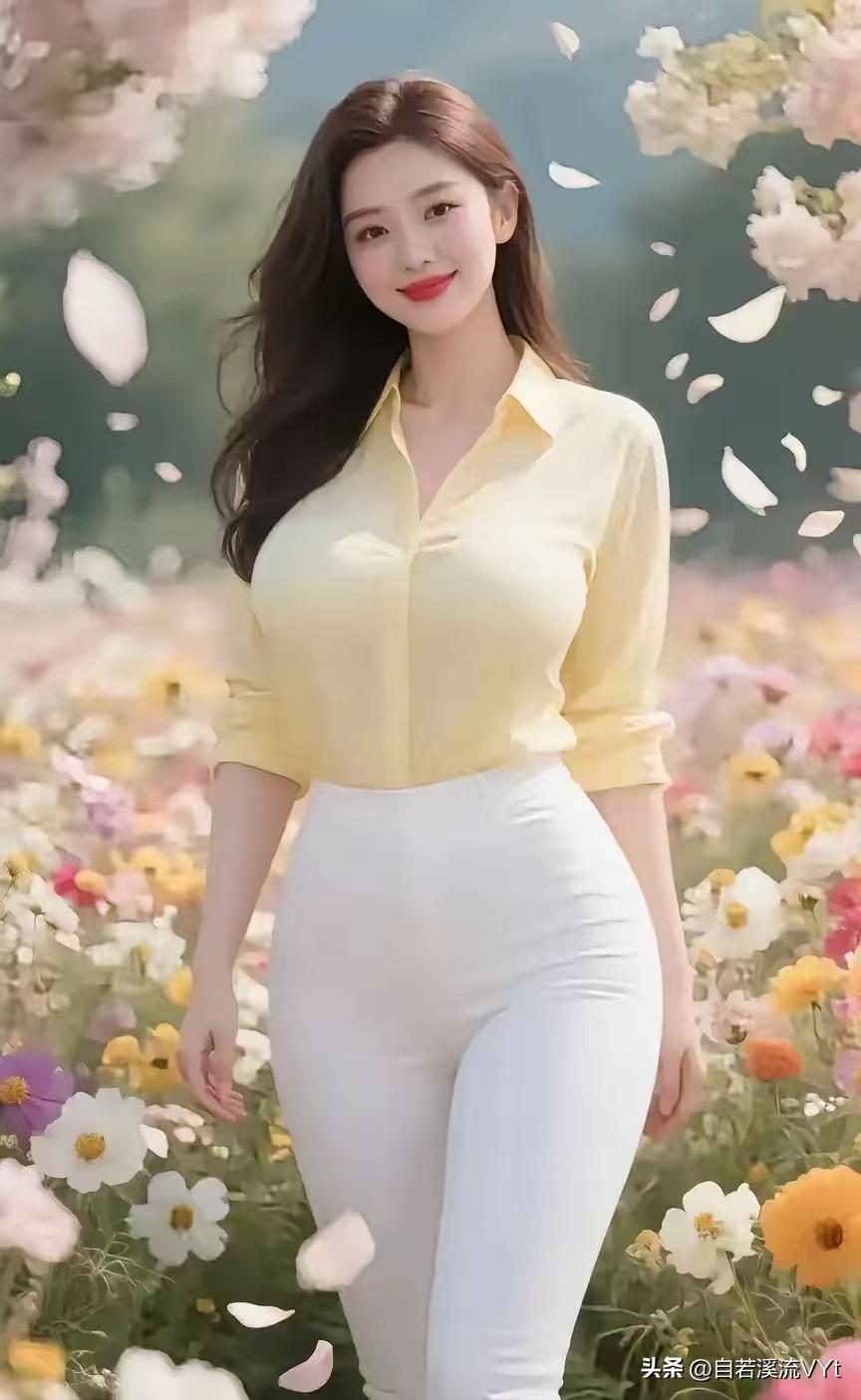 长相思·花畔佳人
 
花飞扬，瓣飞扬。
漫逐春风绕靓妆，娇容映艳阳。
衫微黄，姿