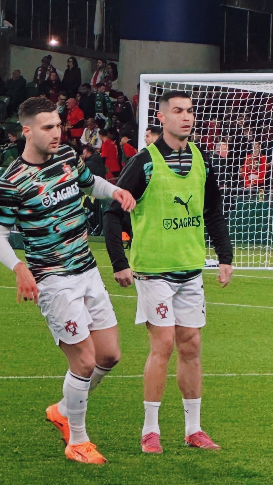 爱尔兰赛前预热的两张 : 