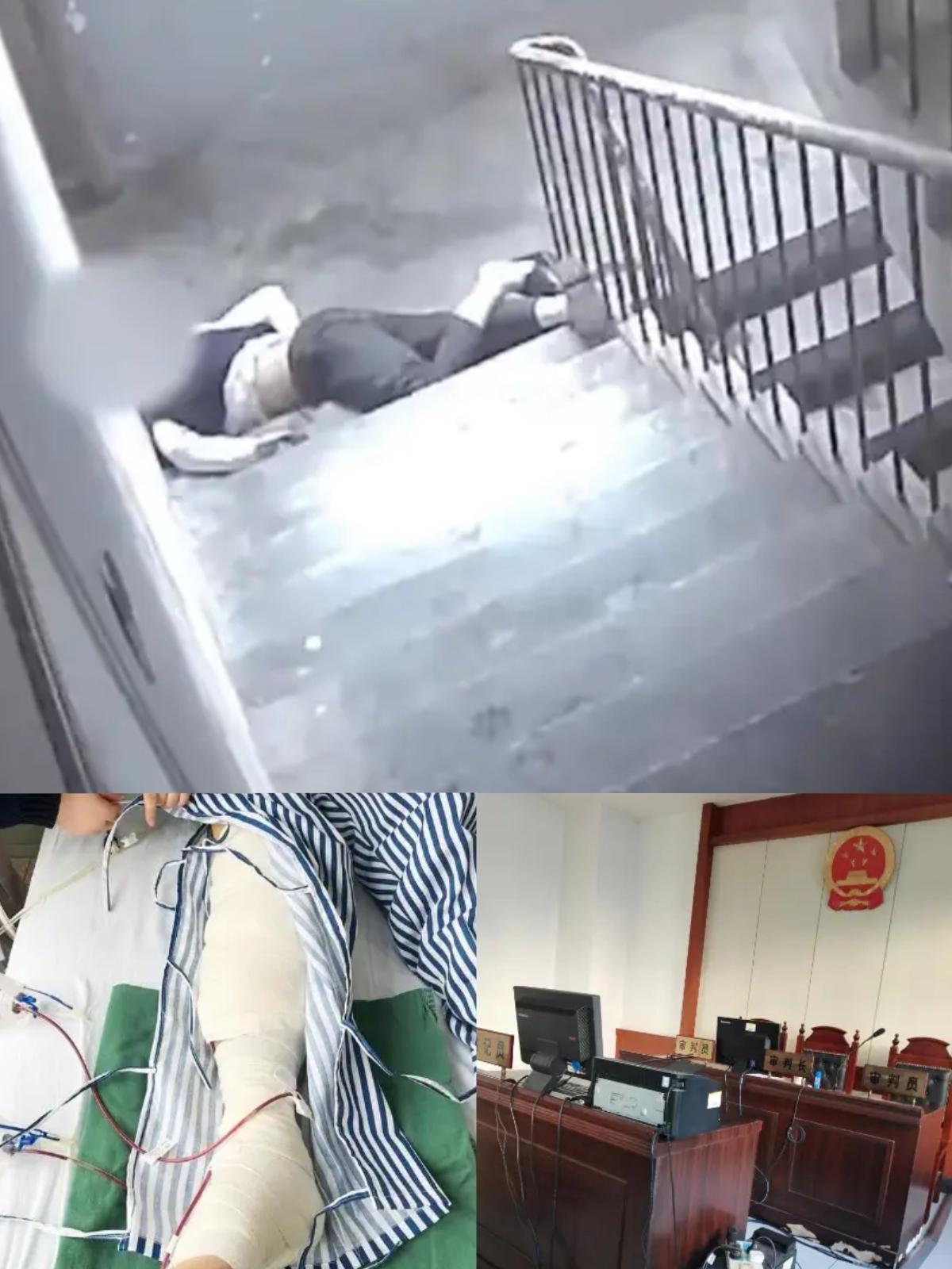 江苏昆山的王女士怎么也没想到，就图个方便下楼扔个垃圾，自己会摔成十级伤残！更没想