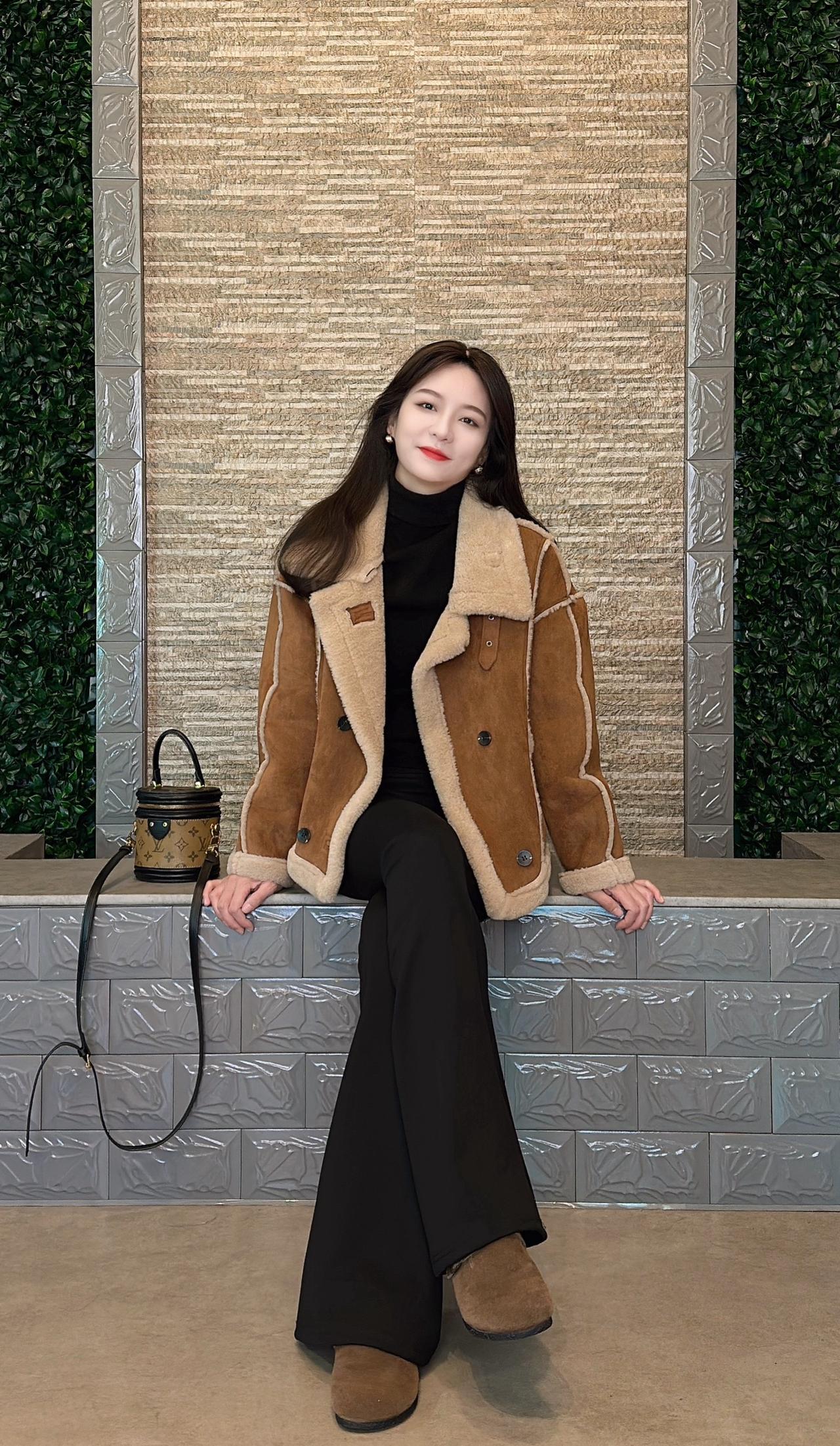 拥有今天，就好好感受今天，人生没那么多来日方长皮毛一体 冬季穿搭 韩系女装