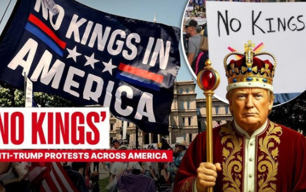 美国多个城市在美国时间3月28日再有反对美国总统特朗普的“不要国王”大规模示威。