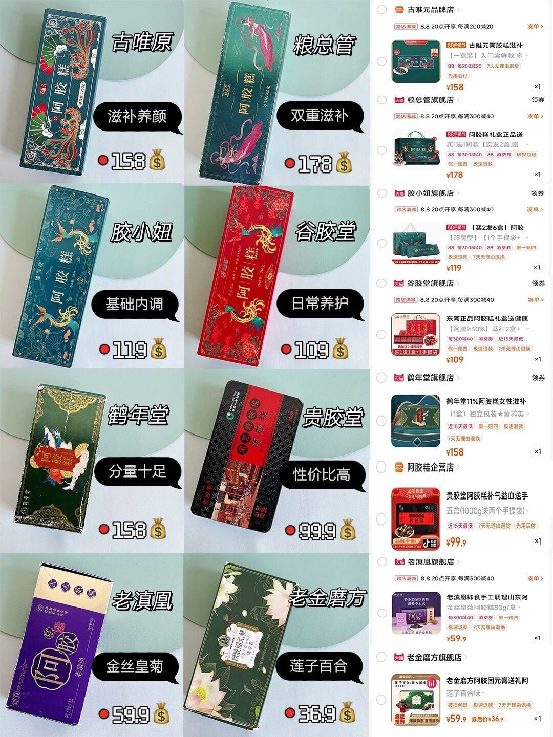 避了大🕳！双十一补气血阿胶糕别被套路了