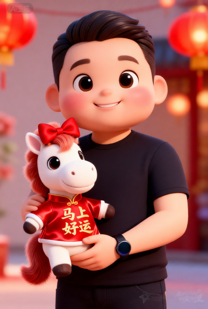 AI也太会整活儿了！“马上有梗”气氛拉满！体育大拜年 AI摄影棚