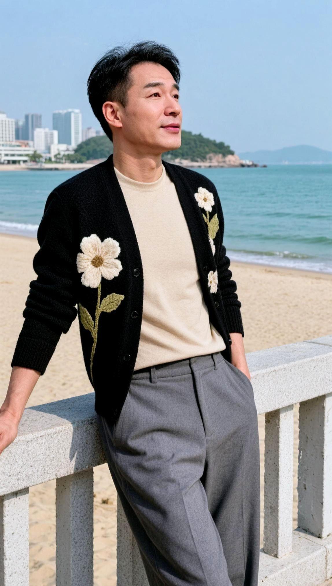 AI海滨风情照 抖音ai创作