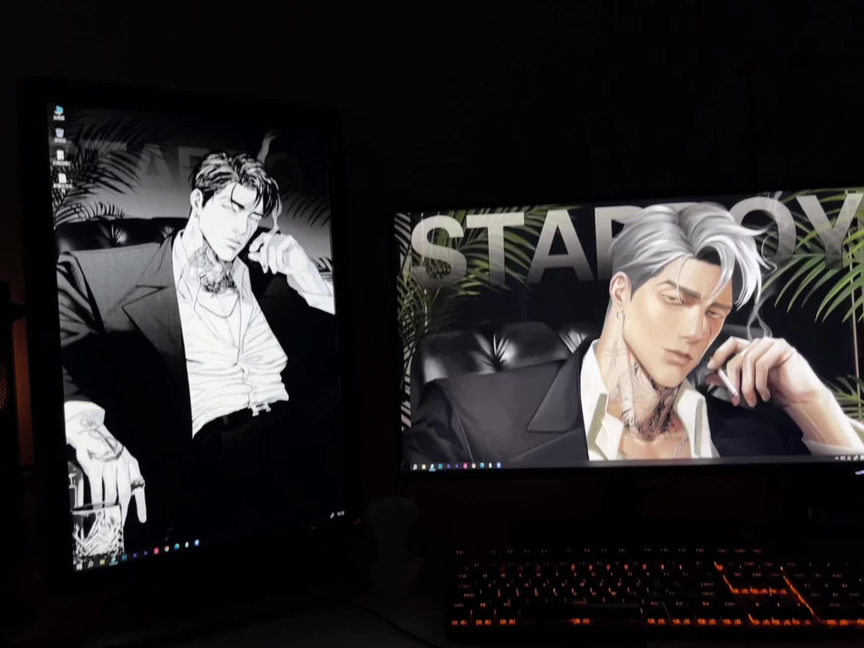 我的画就是雄性很雄，雌性很雌壁纸