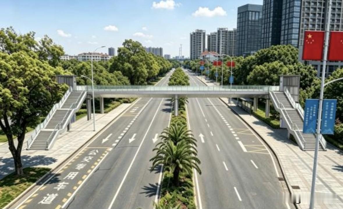南沙将新建四座人行天桥，都在蕉门河东侧的金洲，两座在环市大道，两座在进港大道。