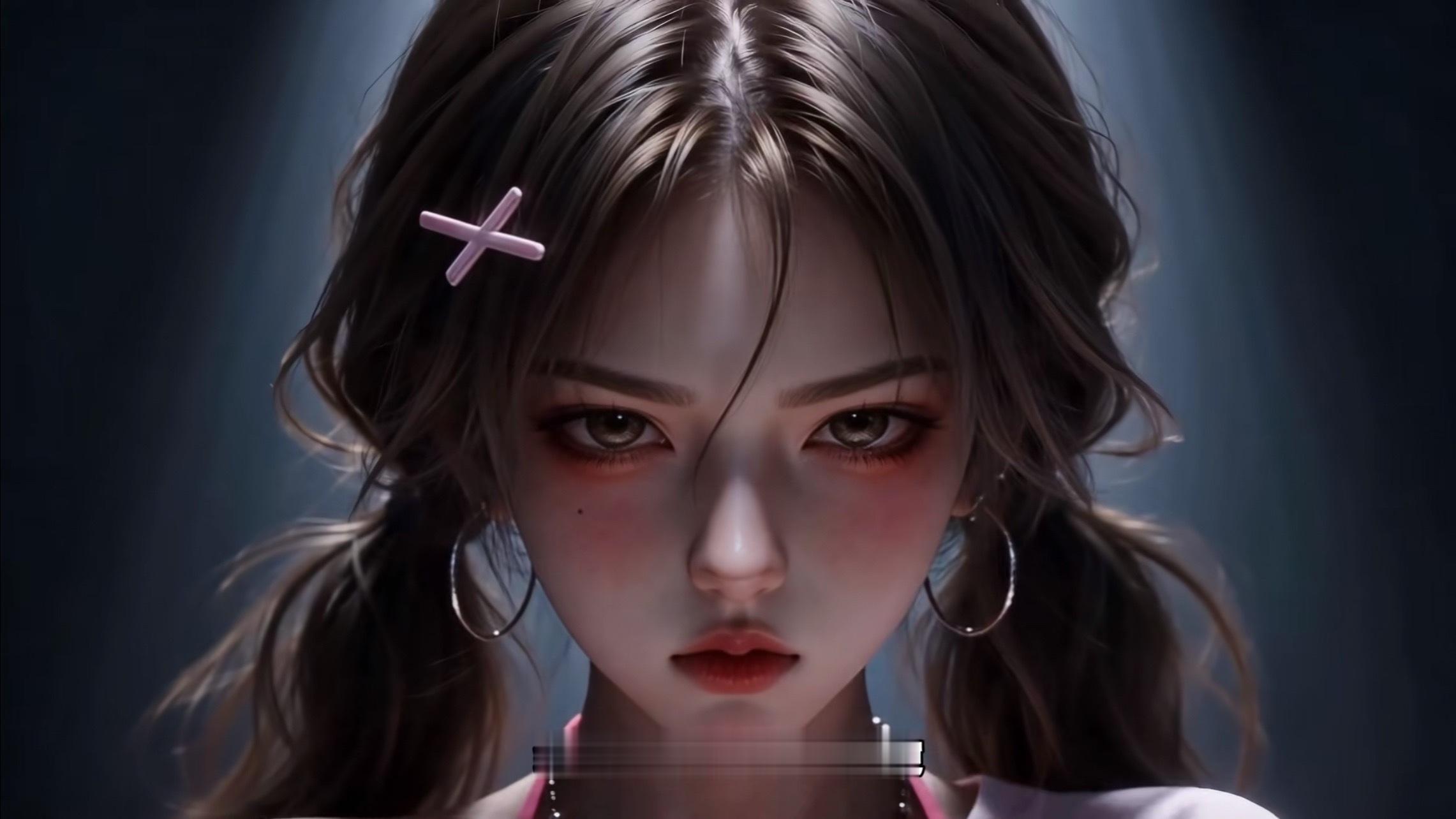 这个女主太美萌了 