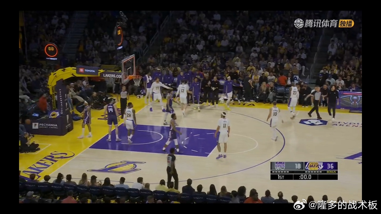 湖人第一节领先国王18分！感觉如何国王vs湖人