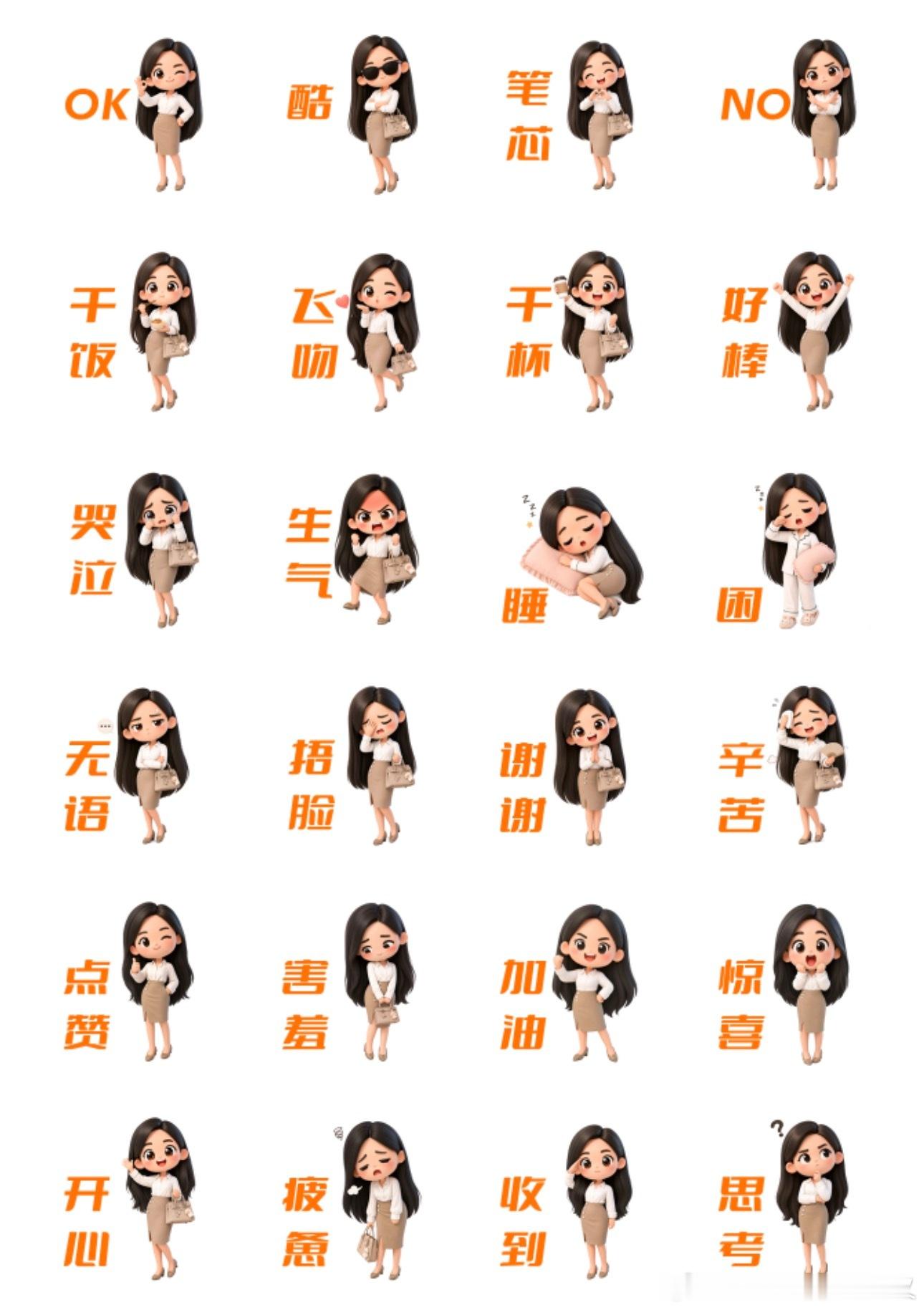 下飞机收到小伙伴给我做的表情包，喜欢❤️ 