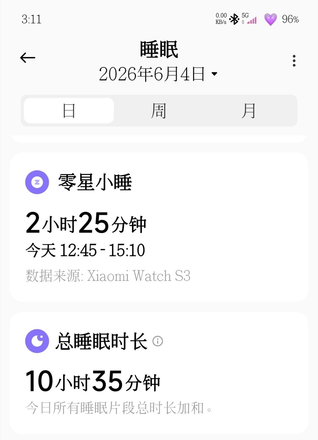 睡爽了今天中午