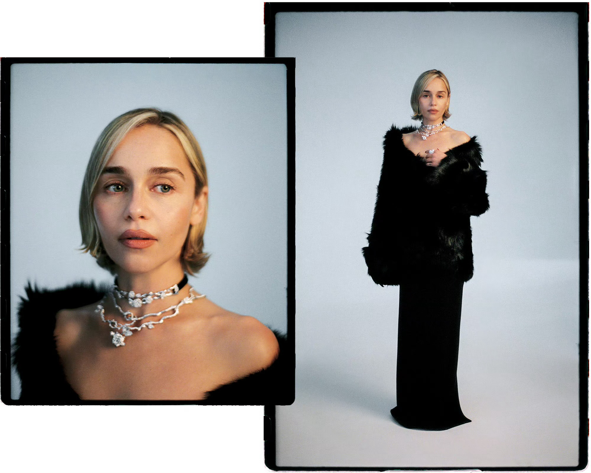 Emilia Clarke 英国版Marie Claire封面人物，短发的 “龙