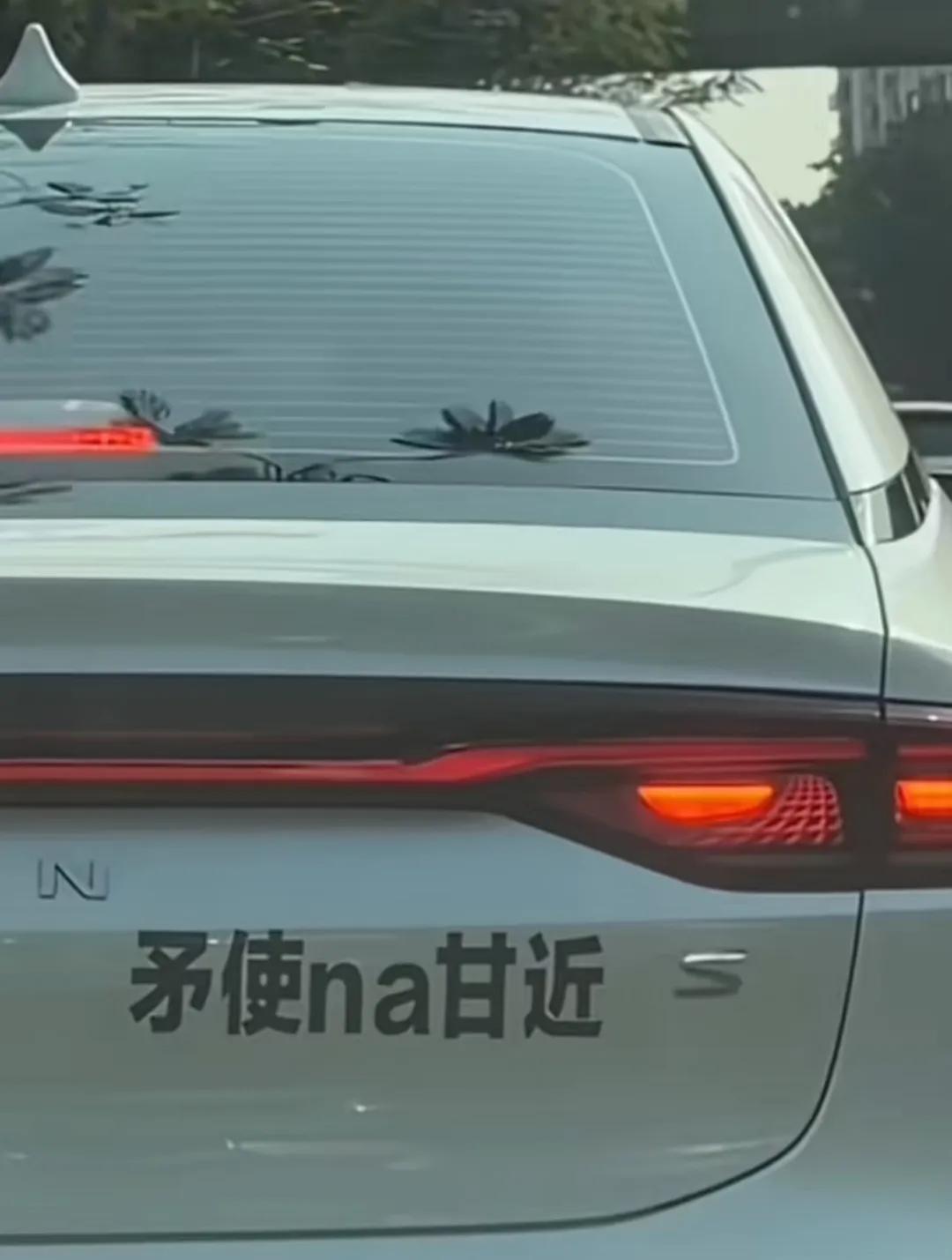 这车贴上的字真有意思，琢磨半天愣是没看明白！这是哪里的方言？