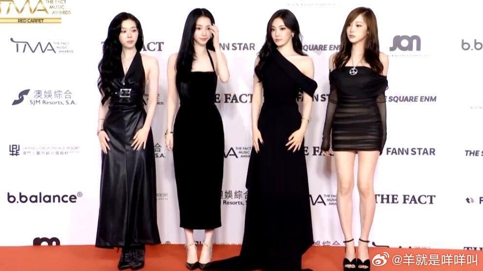TMA红毯 TMA KPOP女团红毯造型aespaivenmixxmeovvhe