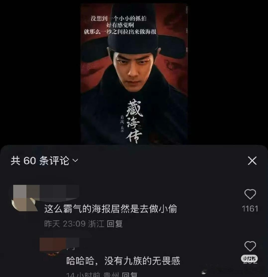 这个海报给人感觉藏海大人～算无遗策，城府极深，谁也不会想到藏大人是去皇宫偷癸玺的