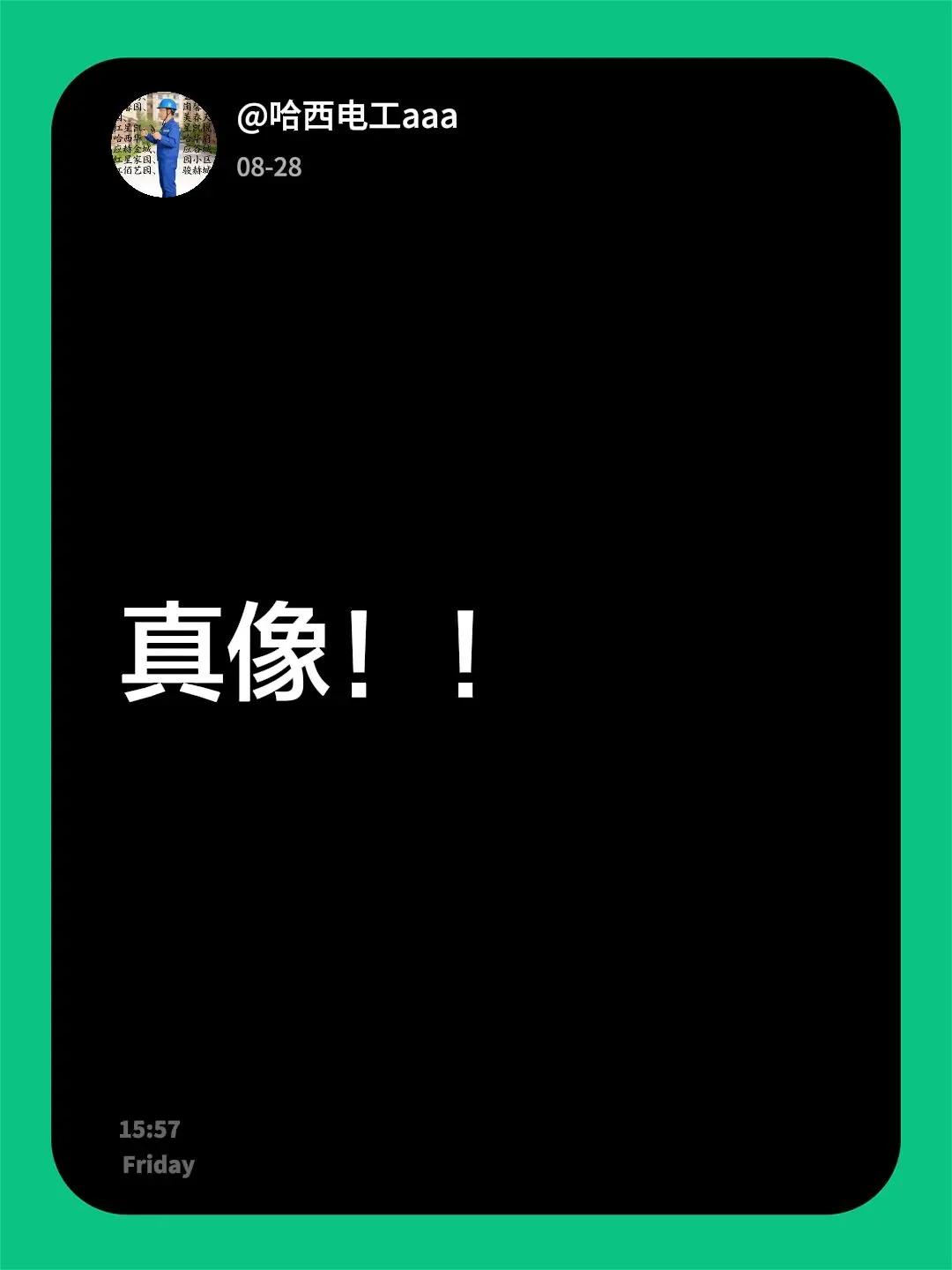 我回复了@许大风 的评论：真像！！