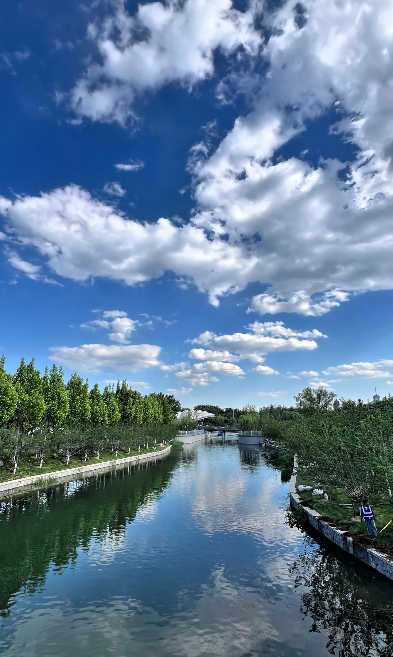 【原创】美丽的朝阳公园，靓丽动人的亮马河风光无限