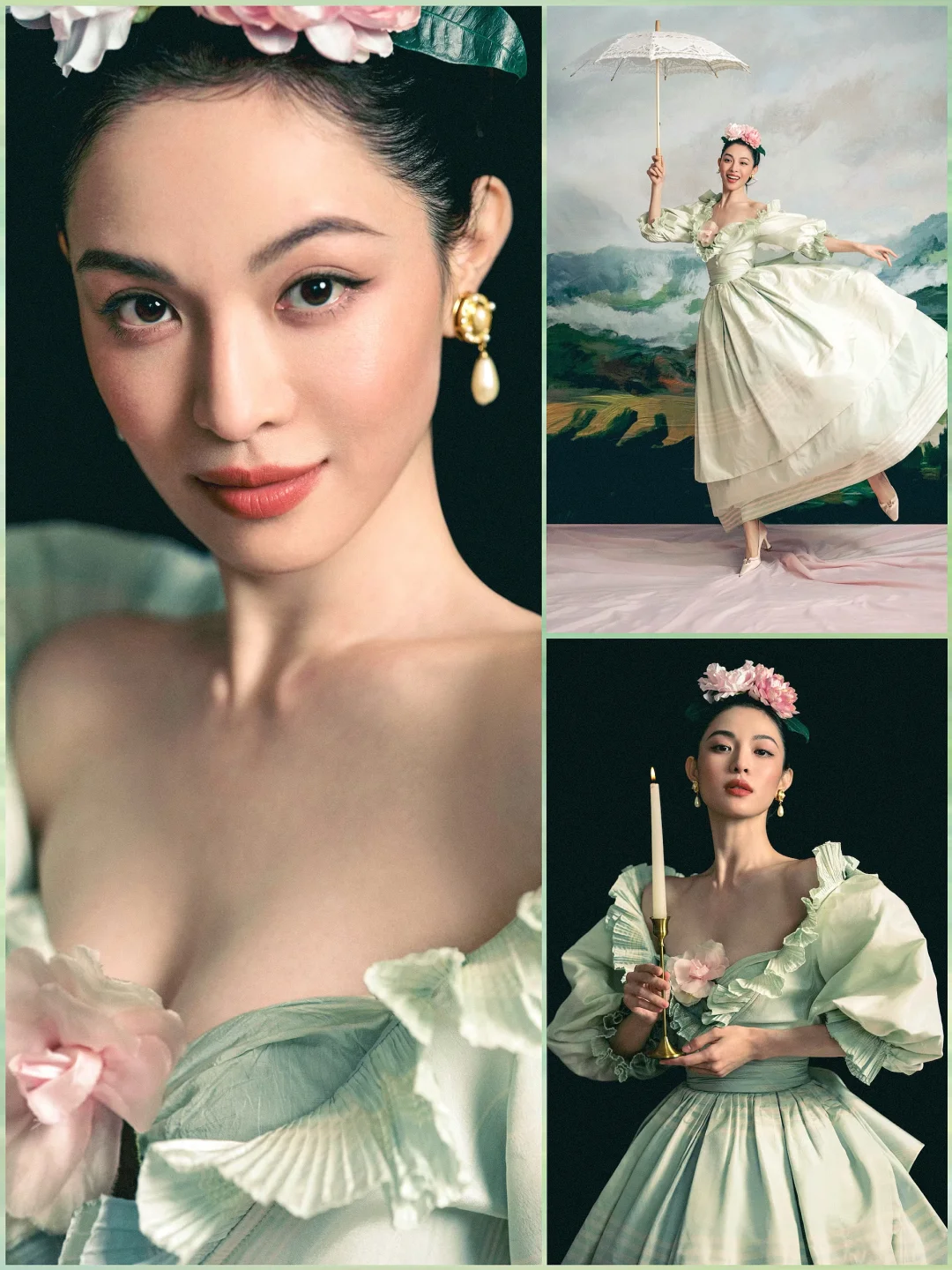 油画出逃美人｜钟楚曦