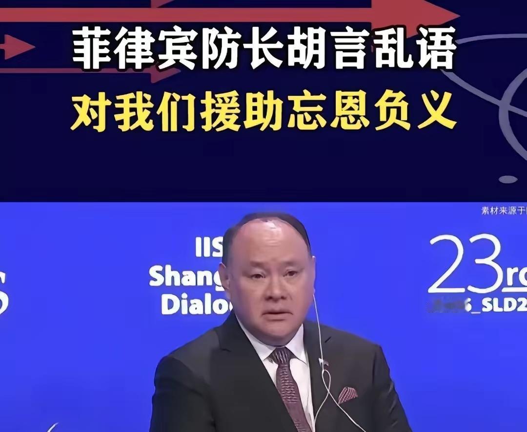菲律宾一定没想到报应会来的这么快。
​​八天前，在新加坡香格里拉对话会上菲律宾国
