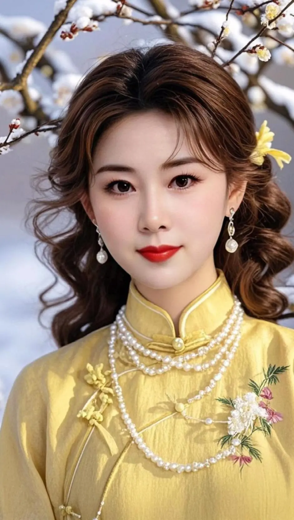 AI春日旗袍写真 ai创作