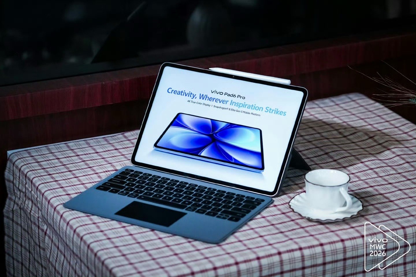 vivo Pad6 Pro，4K屏幕，搭载第五代骁龙8至尊版 