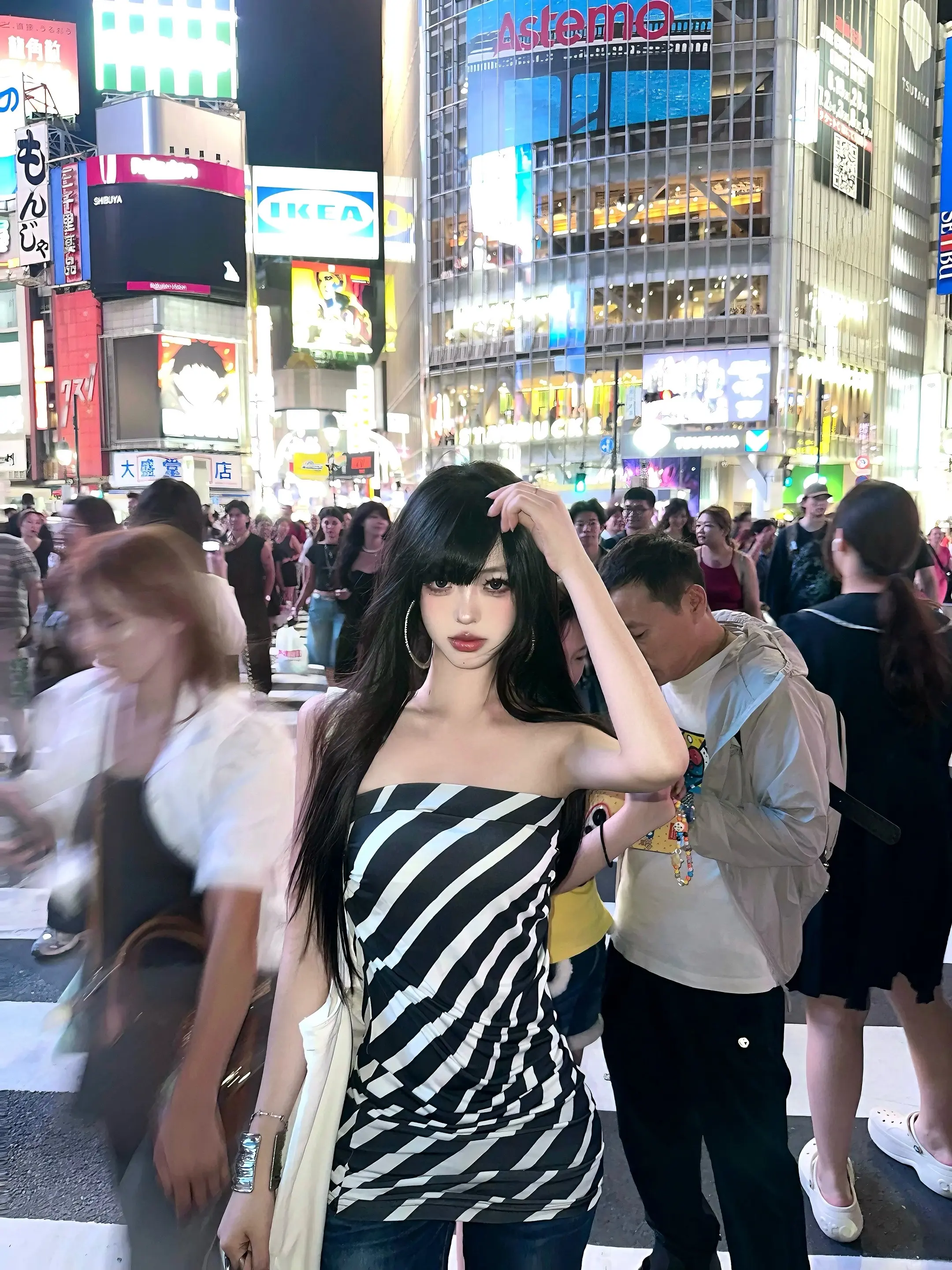 终于站在了世界上最繁华的十字路口
