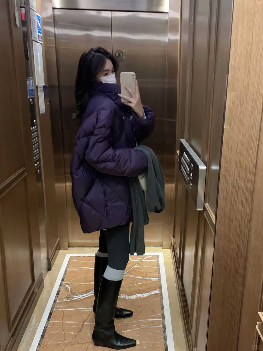 妹妹说紫色很有韵味