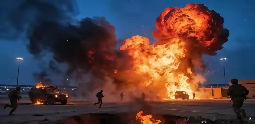 美军在伊拉克的“胜利营”基地又挨了一顿胖揍，为伊拉克民兵组织点赞，太棒了！[赞]