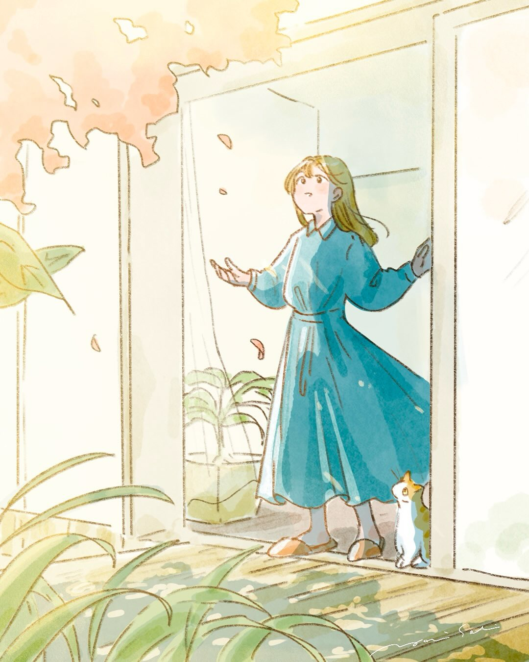 盛夏壁纸大放送动漫仲夏狂欢季 插画师，せきやよい（Seki Yayoi /sk_