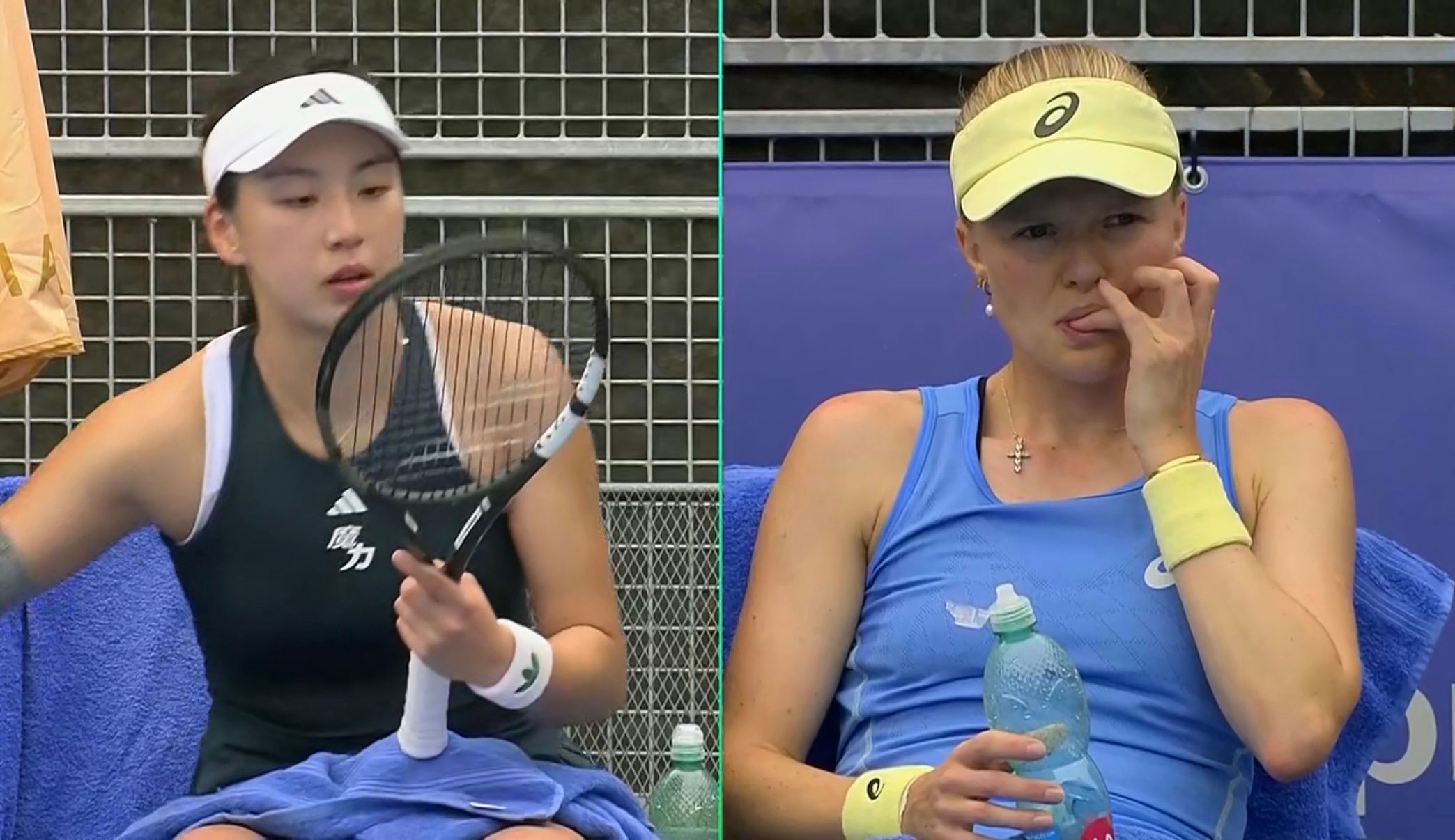 WTA250布拉格站首轮，王右6-3/6-3完胜达特，晋级第二轮。达特扣完多伦多