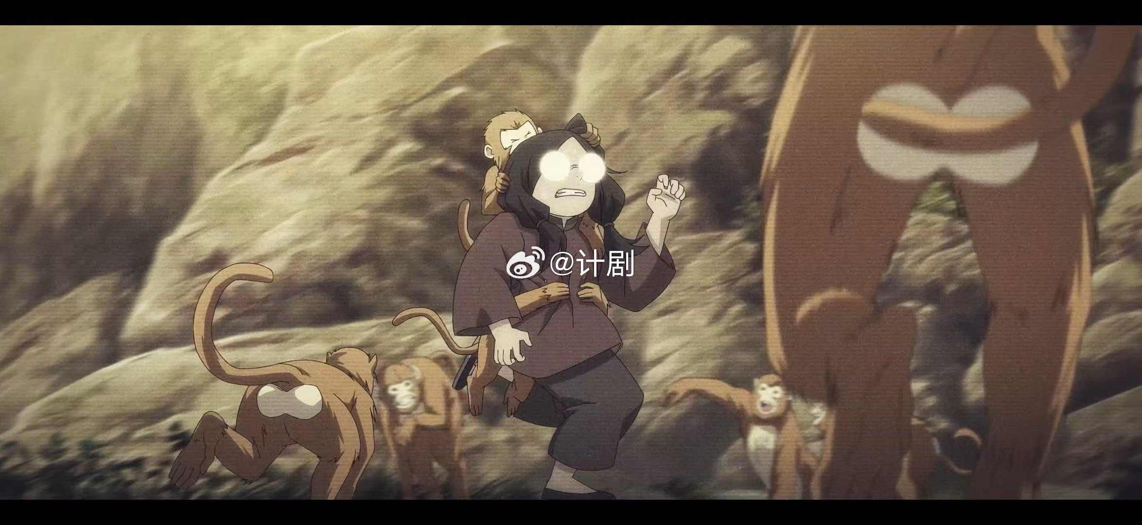 一人之下6误闯花果山了一人之下剧组是不是偷偷去花果山取景了？二十四节谷这吗喽密度