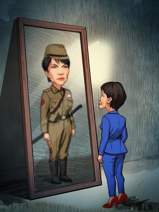 这是新华社日文账号发布的一张图，高市早苗是没有军国主义的命，得了军国主义的病！