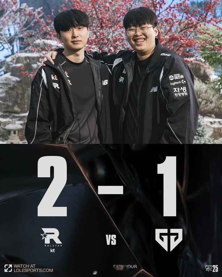 GEN对战KT目前局面，就像篮球里有的超巨一样，最关键的时刻就掉链子[挖鼻] ​