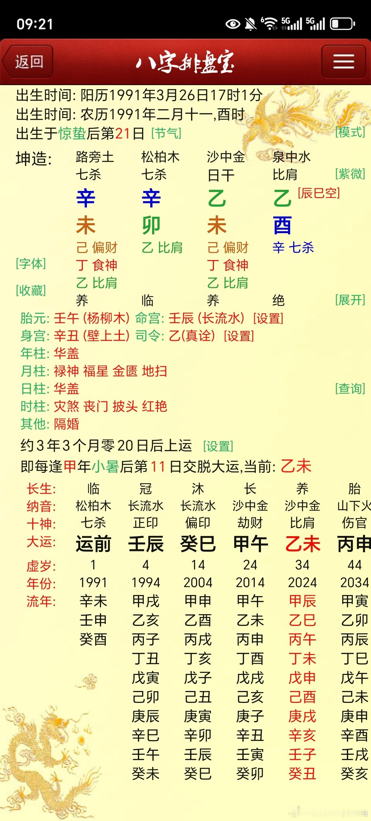 杀旺冲破建禄格，杀无制，得了罕见的癌症病。 