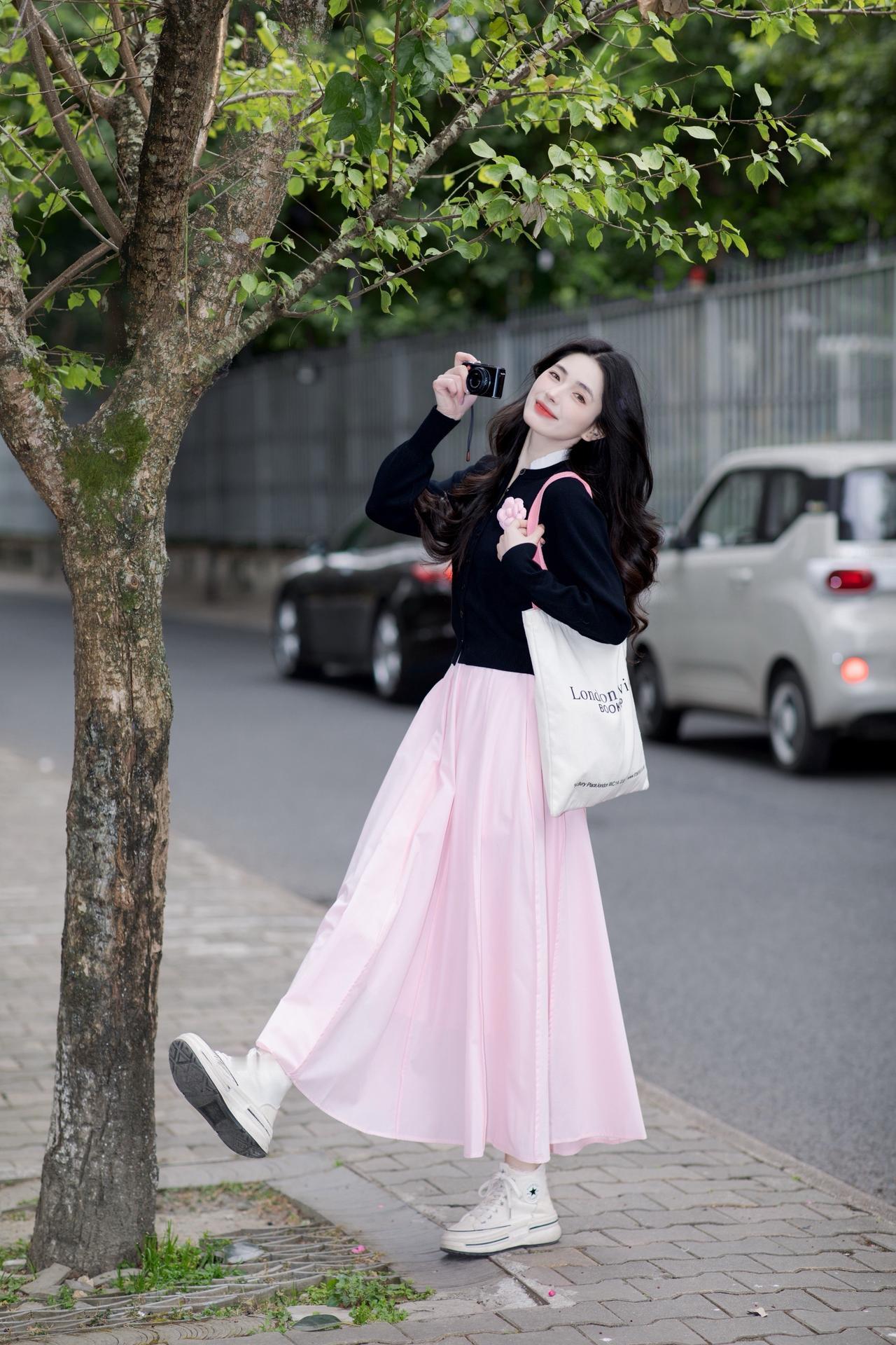 早春穿搭 春季穿搭 粉色系穿搭 初春穿搭 开春搭配