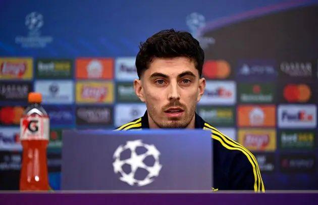 哈弗茨谈对阵老东家勒沃库森：“回到勒沃库森的感觉太棒了，我见到了许多熟悉的面孔。